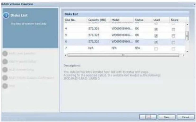 Thecus N8880U - Create a RAID - 2