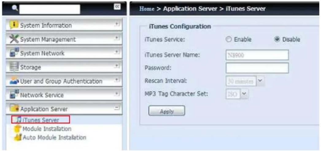 Thecus N8880U - iTunes® Server - 1