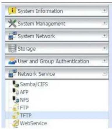Thecus N8880U - TFTP - 1
