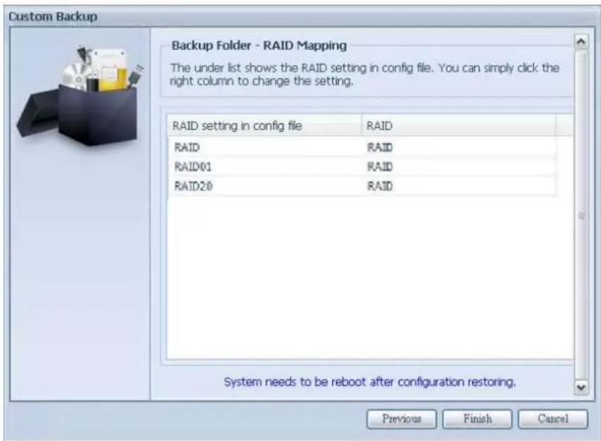 Thecus N8880U - Restore NAS Configuration - 6