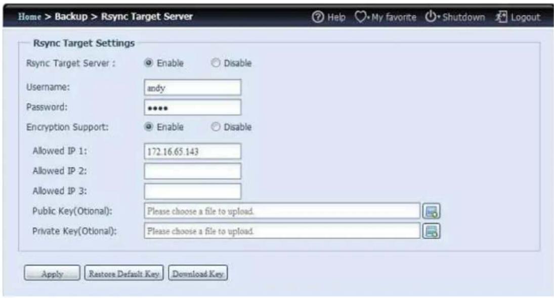 Thecus N8880U - Step 1 - Enabling Rsync on your target (backup) NAS - 1