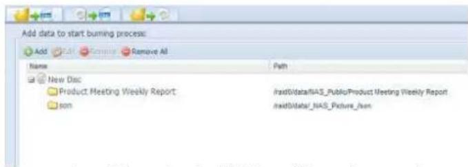 Thecus N8880U - Create image file from files/folders - 2
