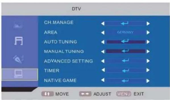 TechnoStar TF-L22B DVB-T - DTV MENU - 1