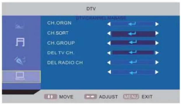 TechnoStar TF-L22B DVB-T - DTV-MENÜ - 2