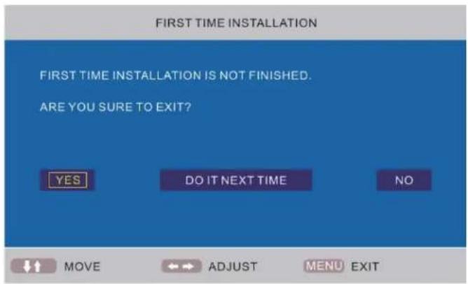 TechnoStar TF-L22B DVB-T - USING THE TV FOR THE FIRST TIME - 2