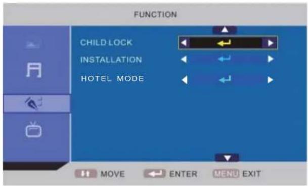 TechnoStar TF-L22B DVB-T - Hoofdmenu OSD: - 4