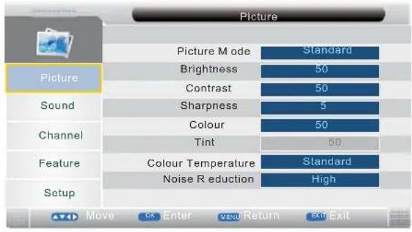 TechnoStar TF-L26B DVB-T - TV-modus - 1