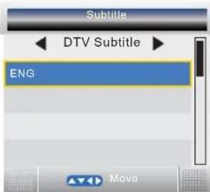 TechnoStar TF-L26B DVB-T - Kanaallijst / Favorietenlijst / Ondertiteling - 3