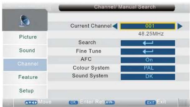 TechnoStar TF-L26B DVB-T - TV-modus - 3