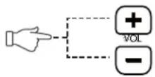 TechnoStar TF-L26B DVB-T - Adjusting the volume - 2