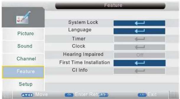 TechnoStar TF-L26B DVB-T - CHANNEL MENU - 6