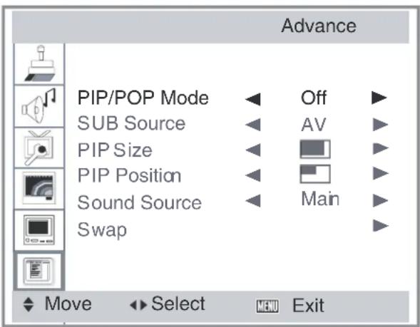 TechnoStar TF-L26B ATV - PIP/POP: - 1