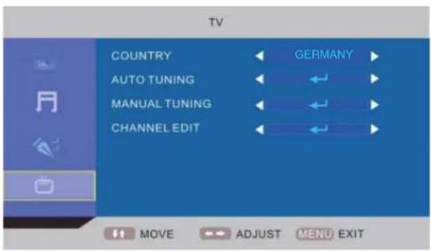 TechnoStar TF-L16B DVB-T - Main OSD : - 5