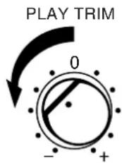 PLAY TRIM 0 - +