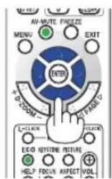 AV-MUTE FREEZE MENU EXIT ENTER TOMO CIP TAG ECLIC ECO KEYTIME FIGURE HELP FOCUS ANFECT VOL