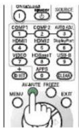 NEC NP-UM352W - ① Turning off the Image and Sound - 1