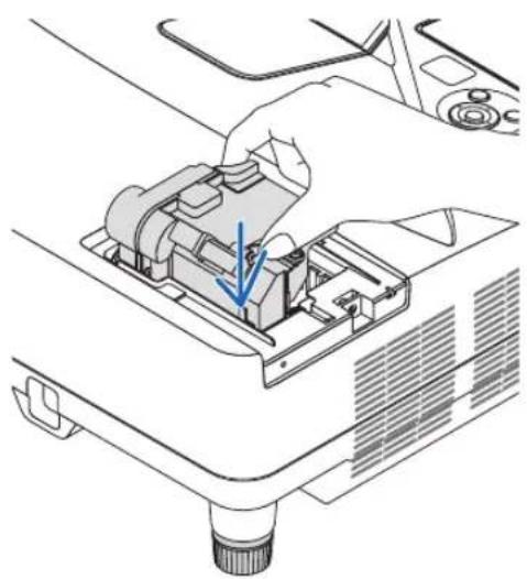 NEC NP-UM352W - Install a new lamp housing. - 1