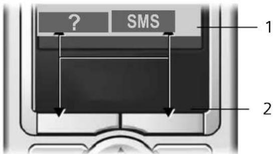 SIEMENS SX445isdn - Display-Tasten - 1