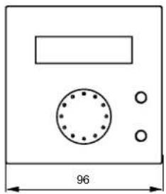 SIEMENS AVS75 - Masse und Bohrbild - 1