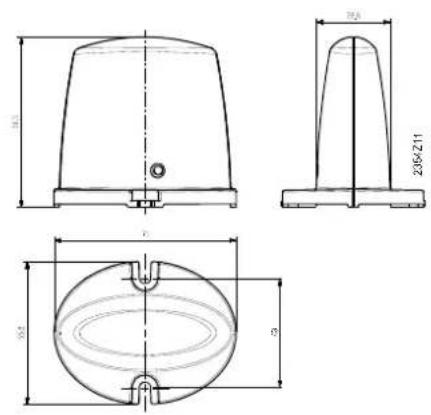 SIEMENS AVS75 - Masse und Bohrbild - 1