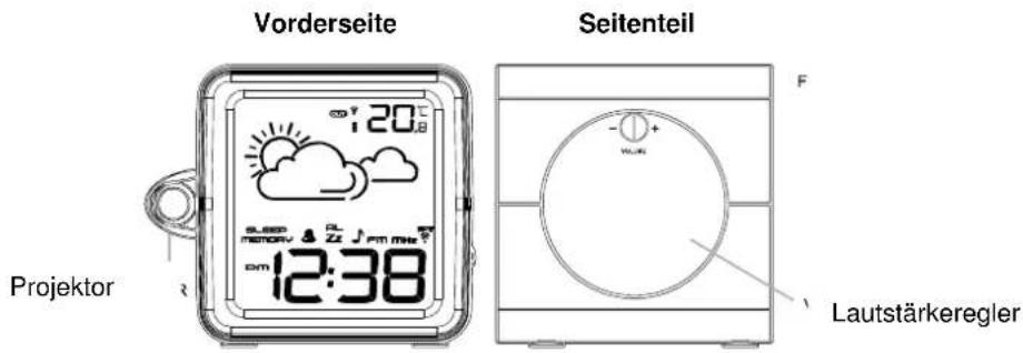 Muvid MC 916-1 - Vorderseite und Seitenteil des Geräts - 1
