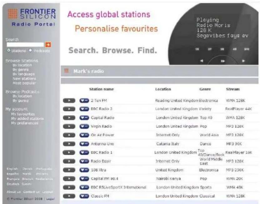 Muvid IR 825 - Internetradio und Portal-Registrierung - 1