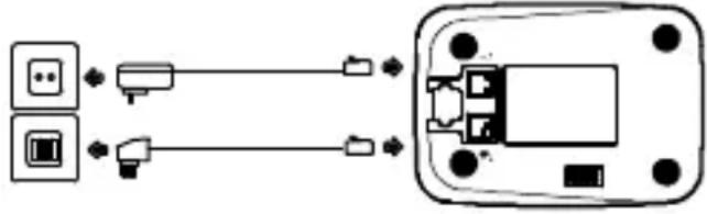 AUDIOLINE Wave 180 ECO - Connecting the base station - 2