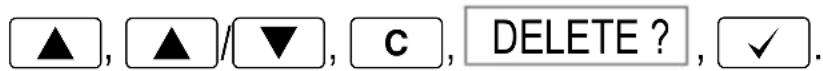 AUDIOLINE Wave 182 ECO - Deleting phone numbers from the call log - 1