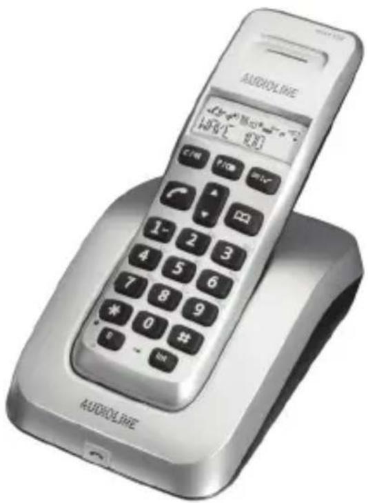 AUDIOLINE Wave 100 - Schnurloses DECT-/GAP-Telefon Cordless DECT GAP telephone - 1