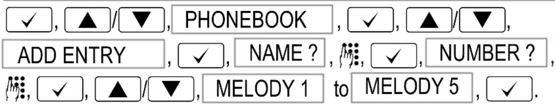 AUDIOLINE Wave 102 ECO - Creating phone book entries - 1