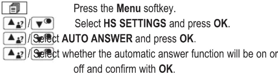 AUDIOLINE Switch 20x - Setting Auto Answer - 1