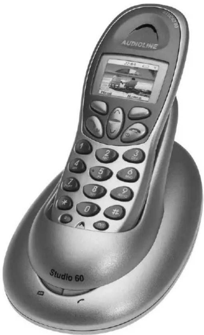 AUDIOLINE STUDIO 60 - Schnurloses digitales DECT-Telefon Cordless digital DECT telephone - 1