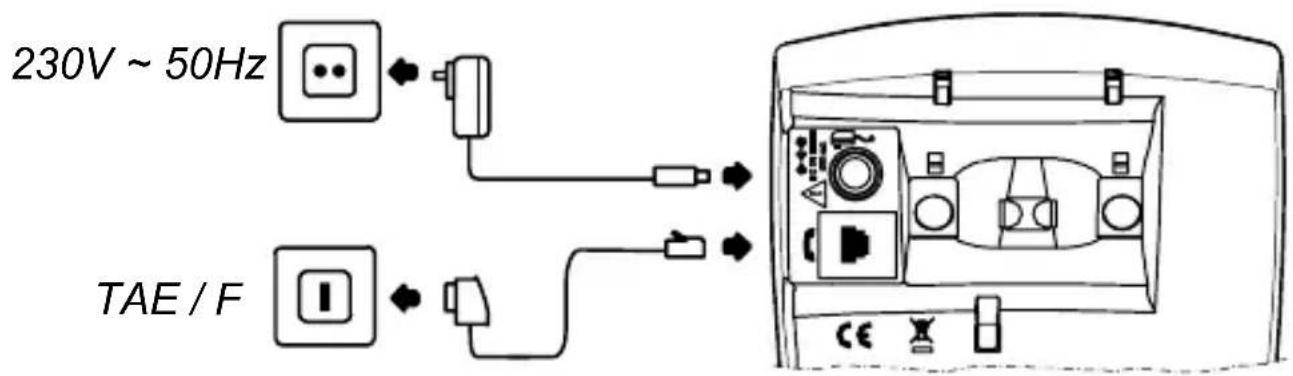 AUDIOLINE Sprint 183 - Basisstation anschließen - 2