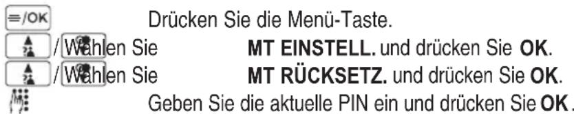AUDIOLINE Splash 380 Combo - Mobilteil in den Auslieferungszustand zurücksetzen (nur Mobilteil) - 1