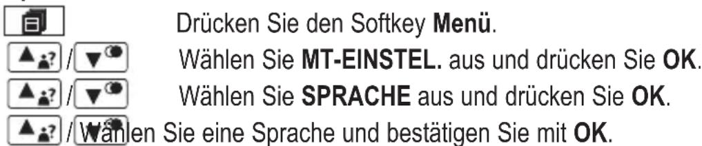 AUDIOLINE Splash 18x - Displaysprache einstellen - 1