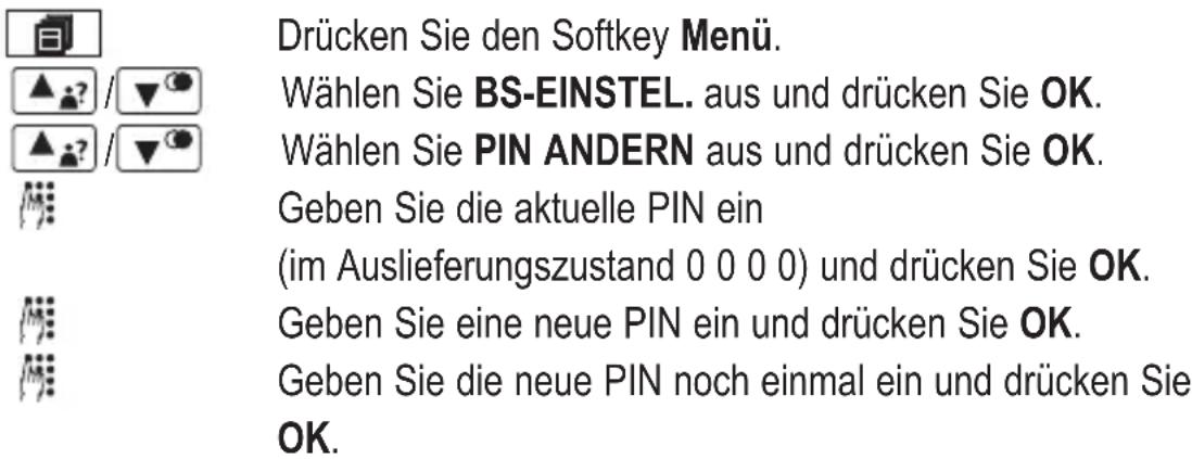 AUDIOLINE Splash 18x - PIN ändern - 1