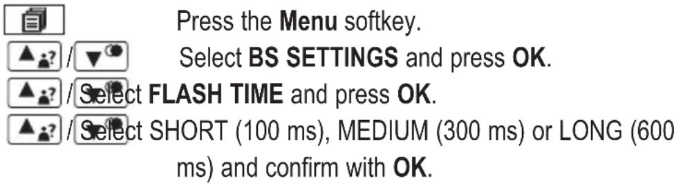 AUDIOLINE Splash 18x - Setting the Flash Time - 1