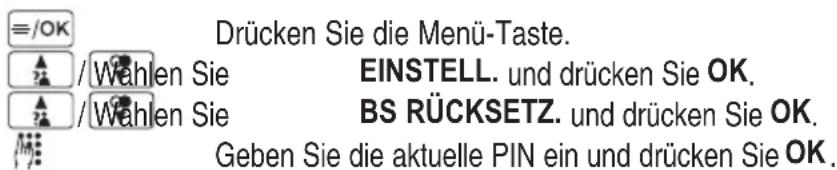 AUDIOLINE Splash 38x Combo - Tischgerät in den Auslieferungszustand zurücksetzen (nur Tischgerät) - 1