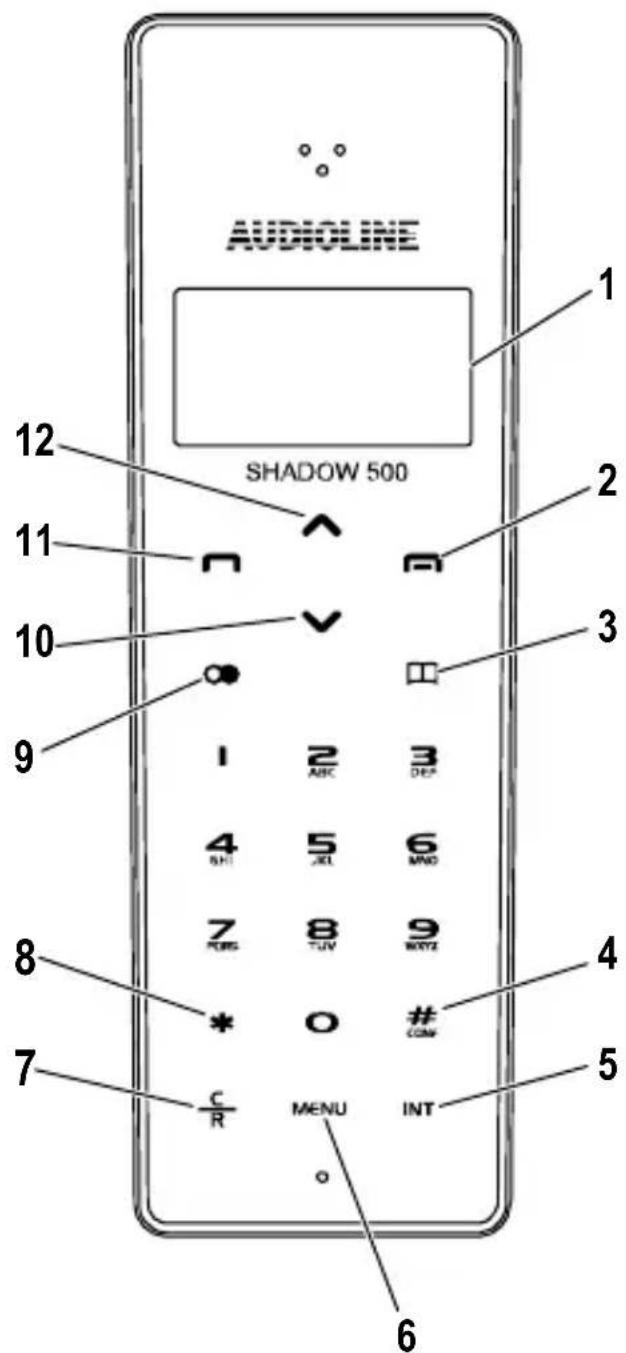 AUDIOLINE Shadow 502 - Handset - 1
