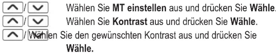 AUDIOLINE Polo 883 - Kontrast einstellen - 1