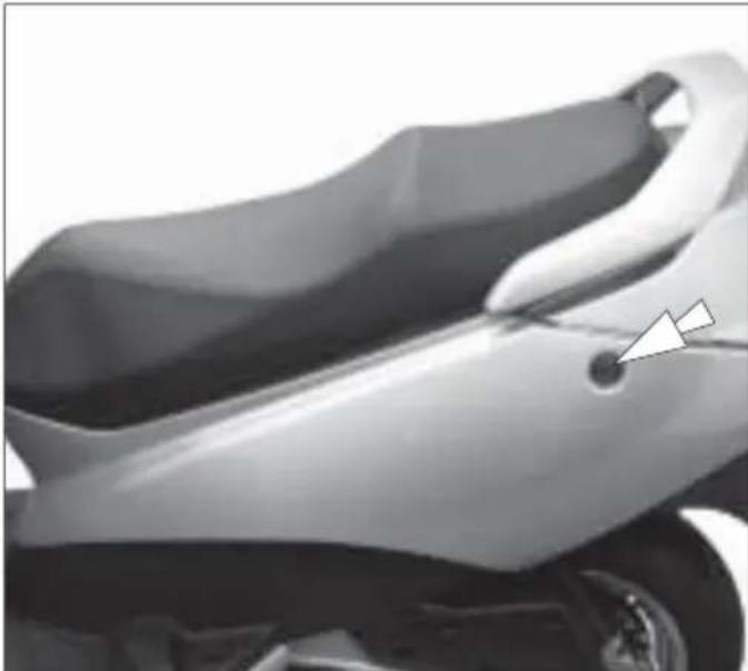 PEUGEOT Elystar 150cc - ⑦ - Knopf Lichthupe - 1