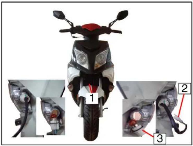 Saro Revonec GTX - Austauschen der Blinkerbirnen - 1