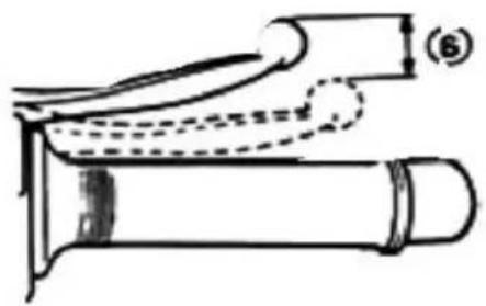 Saro GT 125er - Bremshebel (Hinterradbremse) Feststellbremse - 1