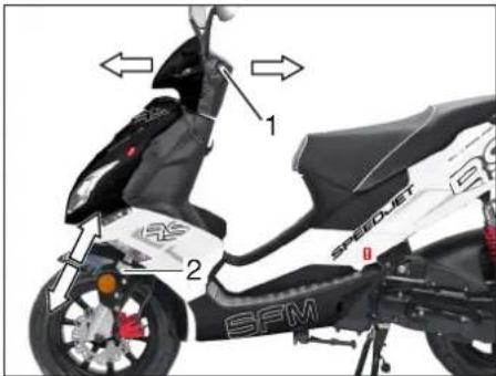 SFM Speedjet RS (2011) - Lenkungslager prüfen Teleskopgabel prüfen - 1