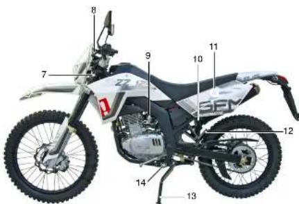 SFM ZZ 125 (2013) - Fahrzeugansicht ZX links - 1