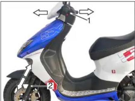 SFM SX 50 (2011) - Lenkungslager prüfen Teleskopgabel prüfen - 1