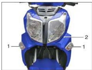 Sachs SX1 (2008) - Blinkleuchten vorne - 1