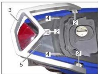 Sachs SX1 (2008) - Rück- Bremslicht und Blinkleuchten hinten - 2