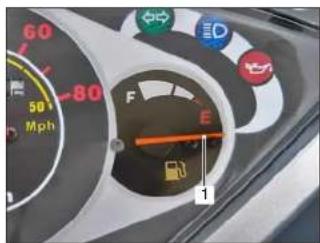 Sachs SX1 (2008) - Kraftstoffvorrat, Tanken - 1