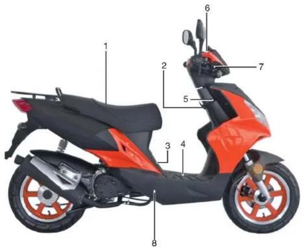 Sachs Speedforce 50 (2008) - Fahrzeugansicht rechts - 1